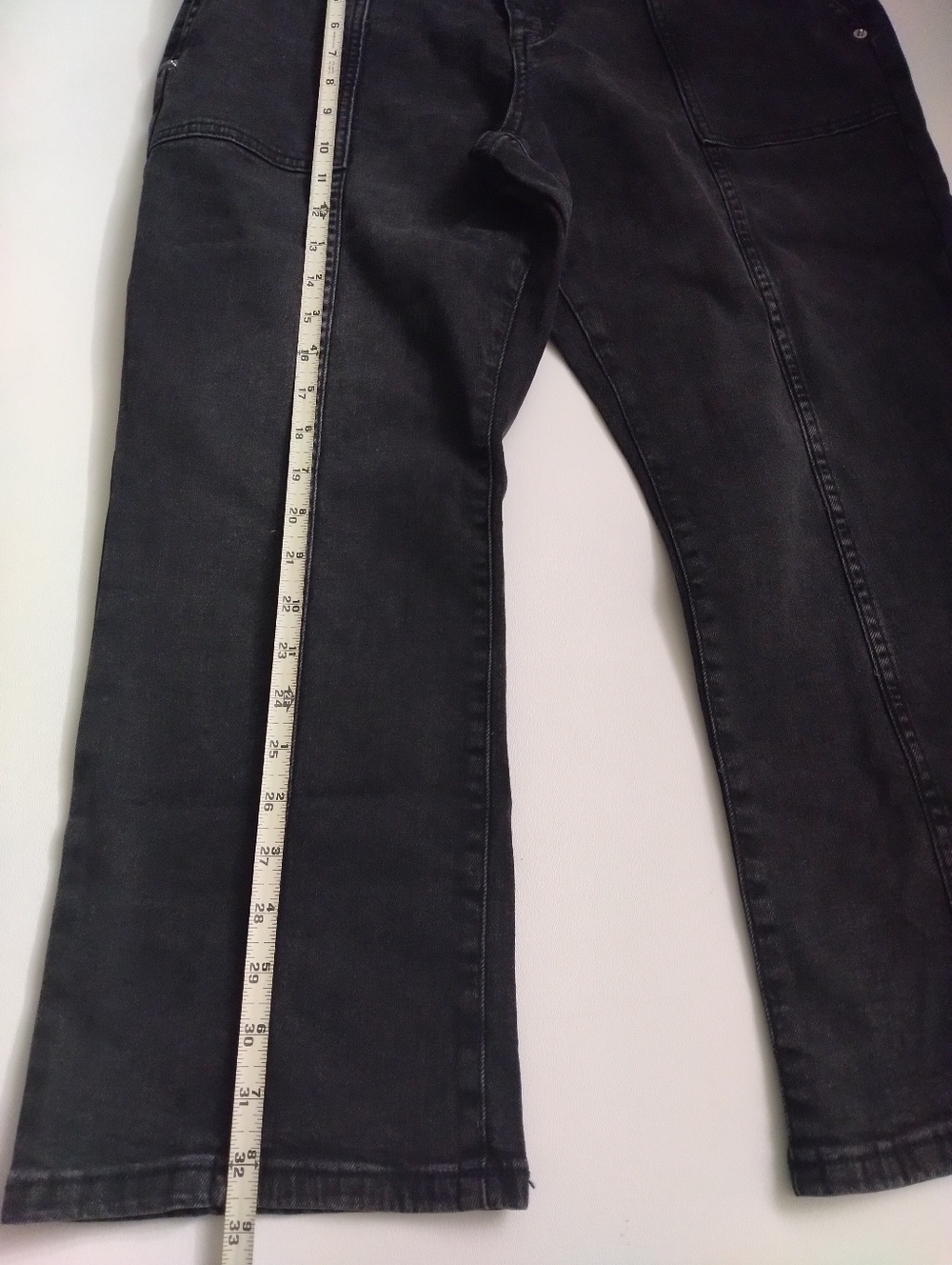 Michael Kors Women's Washed Black Jeans New Size 12P - Picture 3 of 6